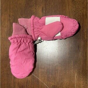 ABG Accessories Girls toddlers winter snow pink mittens